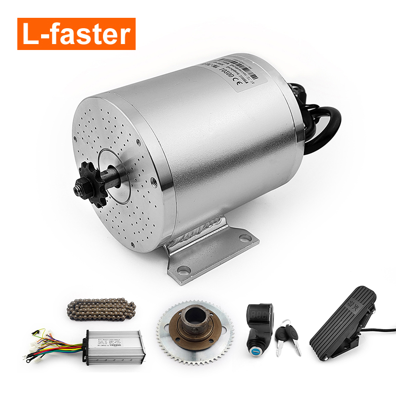 Ebike Conversion Kit 72V 3000W - Kit Konversi Motor Brushless dengan Pedal