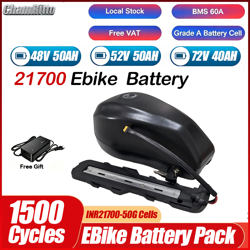 Electric Bicycle Battery 72V 30Ah - Baterai Tangki Bahan Bakar ebike 48V