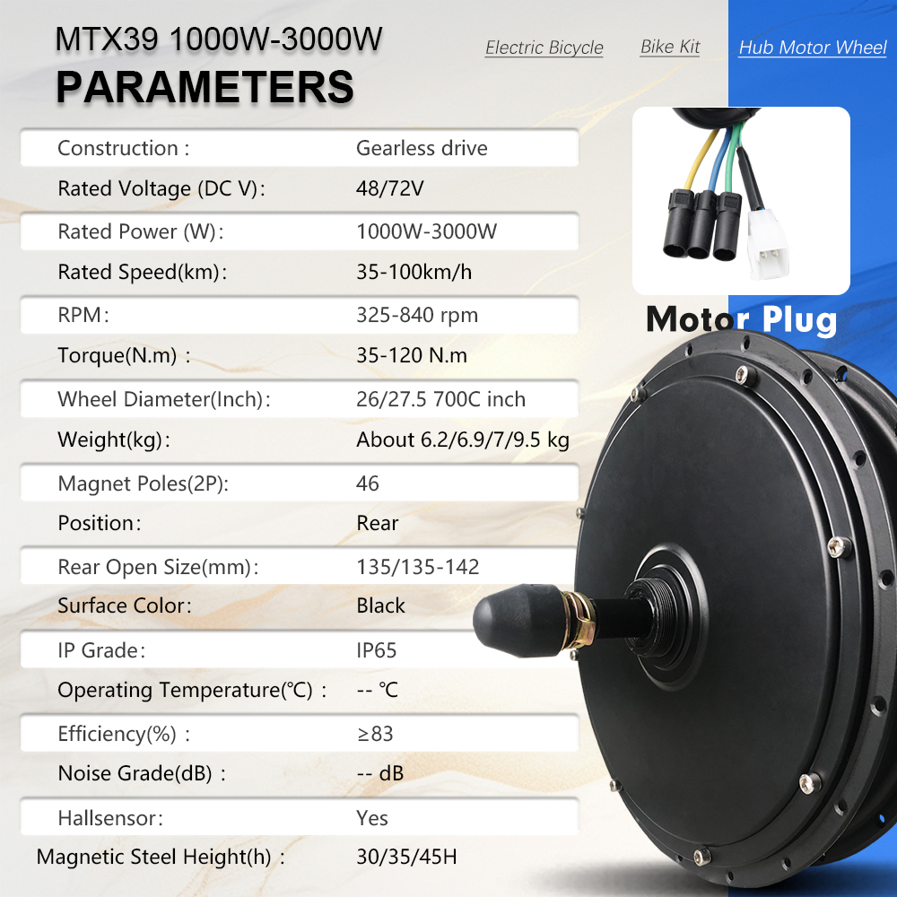 Kit Konversi Sepeda Listrik MT - 72V 5000W Hub Motor Kit ulasan dan harga