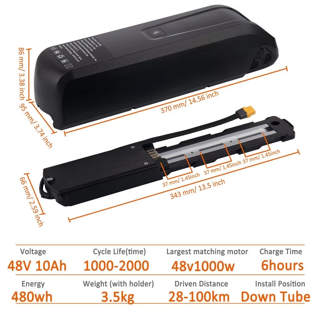 Baterai Hailong EBike Baru 36V - Ebike Battery 48V 20Ah Hailong ulasan dan harga