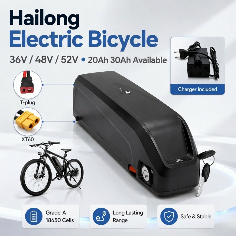 Baterai Hailong Serbaguna, Mul - Ebike Battery 48V 20Ah Hailong ulasan dan harga