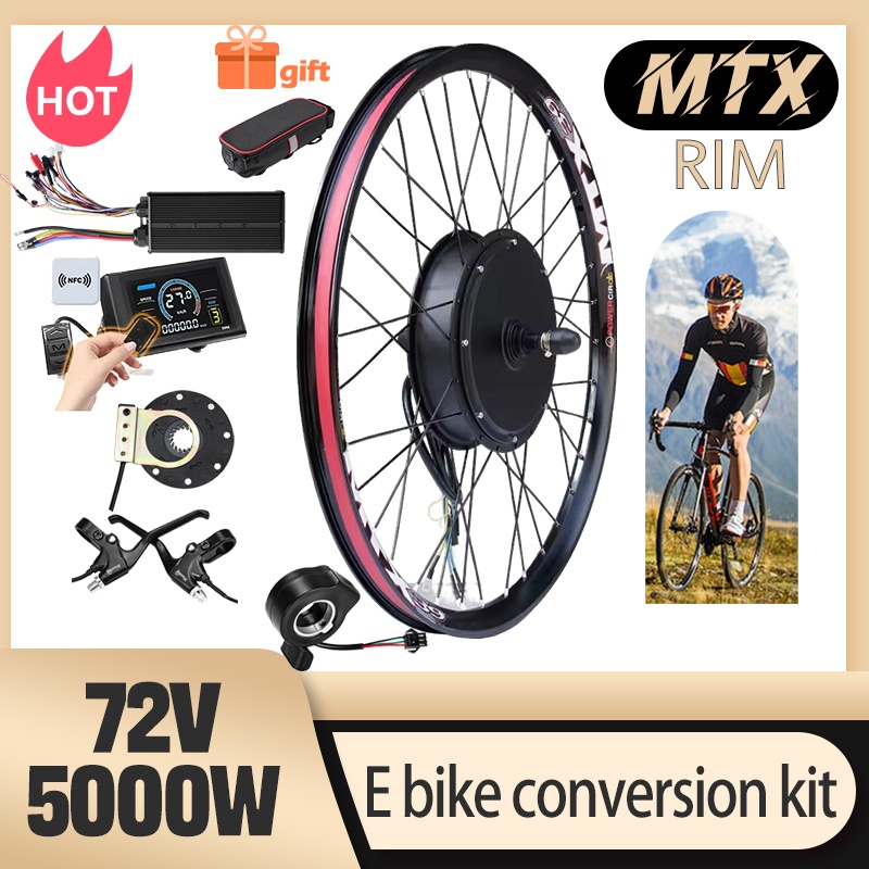 Kit Konversi Sepeda Listrik MT - 72V 5000W Hub Motor Kit ulasan dan harga